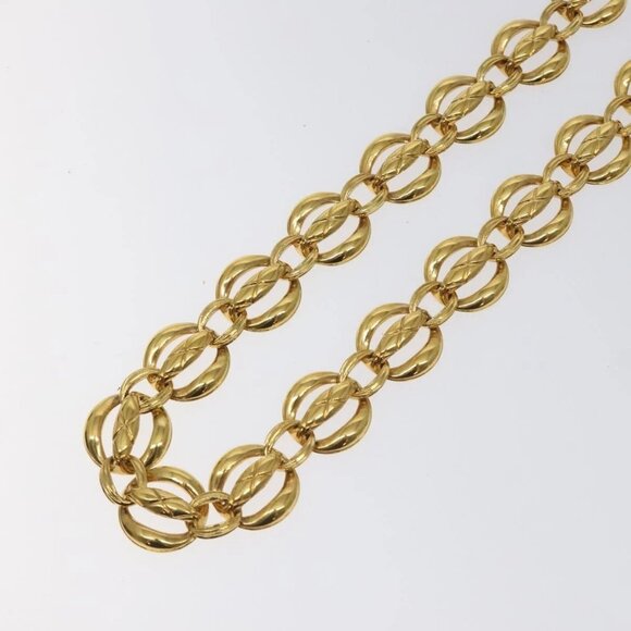 CHANEL Chain Belt metal Gold CC Auth 127734V main image 6